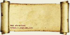 Isidora Ognjanović vizit kartica